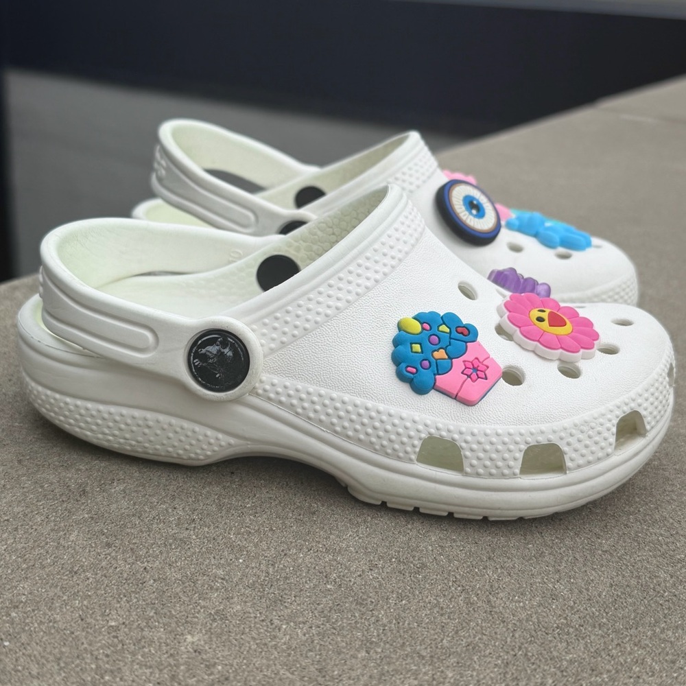 Crocs with charms